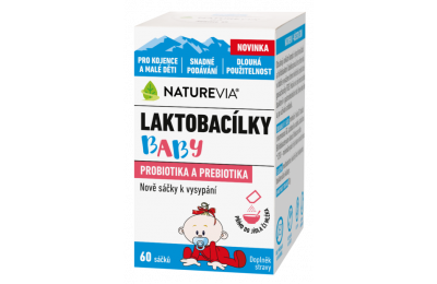 NatureVia Laktobacilky baby - Детские пробиотики для малышей, 60 пакетиков